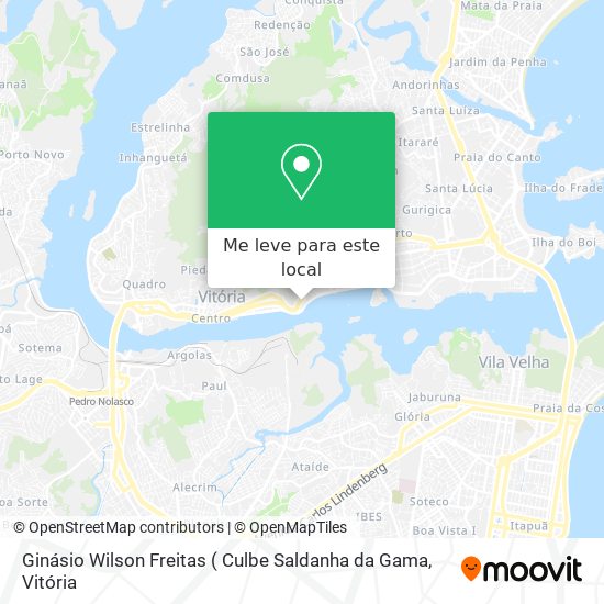 Ginásio Wilson Freitas mapa