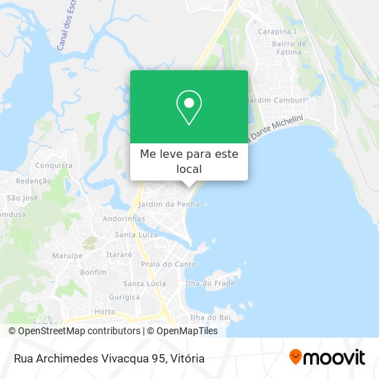 Rua Archimedes Vivacqua 95 mapa