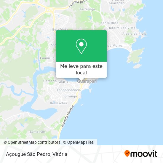 Açougue São Pedro mapa