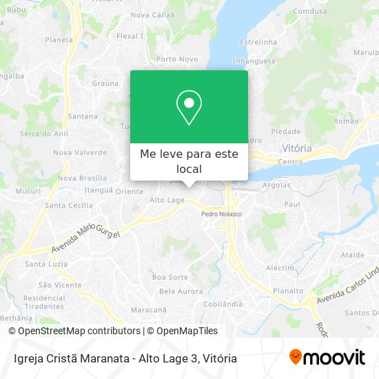 Igreja Cristã Maranata - Alto Lage 3 mapa
