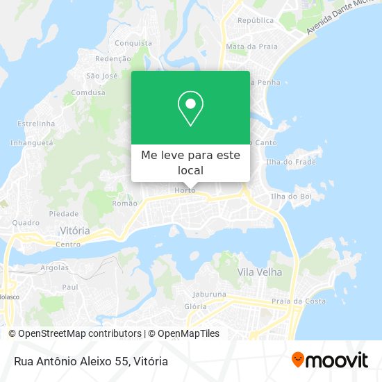 Rua Antônio Aleixo 55 mapa