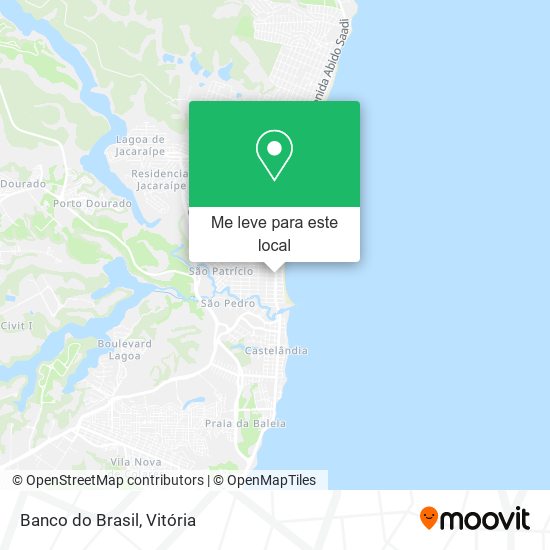 Banco do Brasil mapa