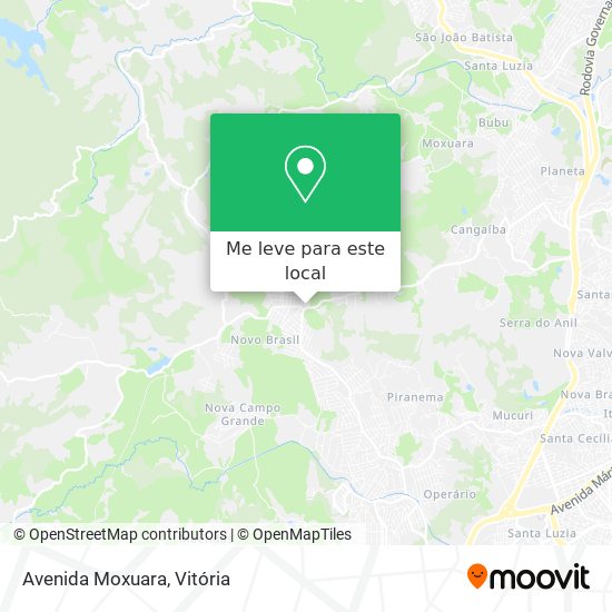 Avenida Moxuara mapa