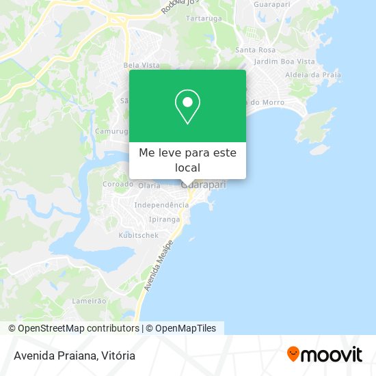 Avenida Praiana mapa