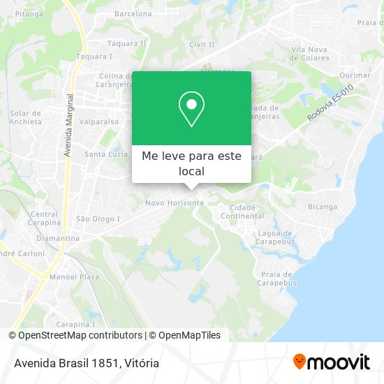Avenida Brasil 1851 mapa