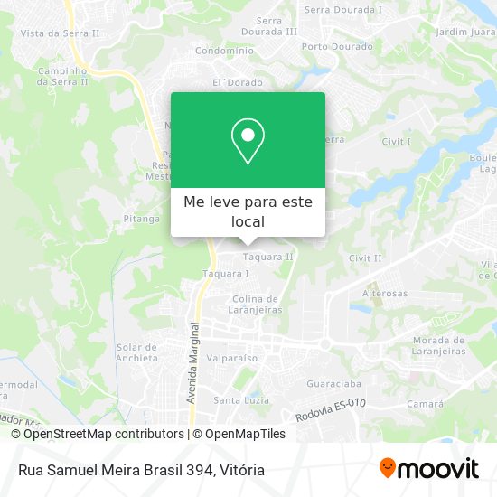 Rua Samuel Meira Brasil 394 mapa