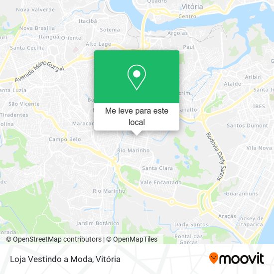 Loja Vestindo a Moda mapa