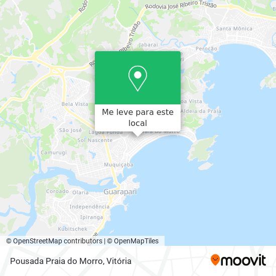 Pousada Praia do Morro mapa