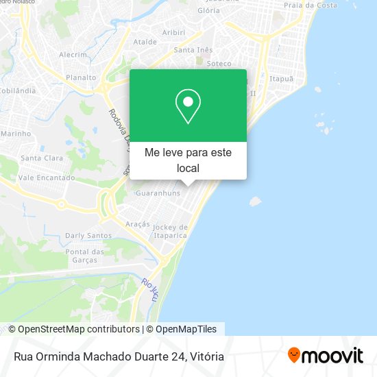 Rua Orminda Machado Duarte 24 mapa