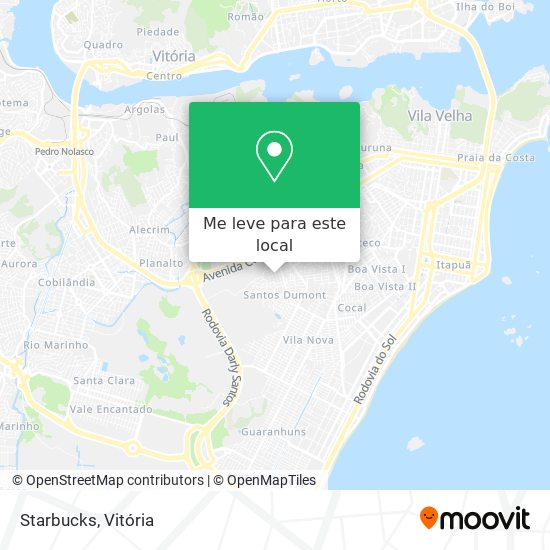 Starbucks mapa