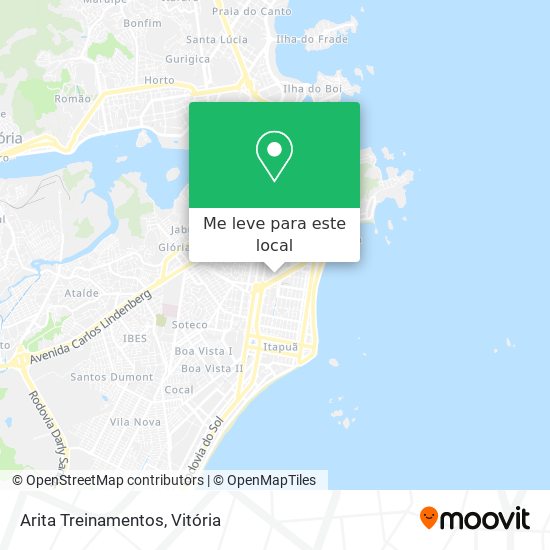 Arita Treinamentos mapa