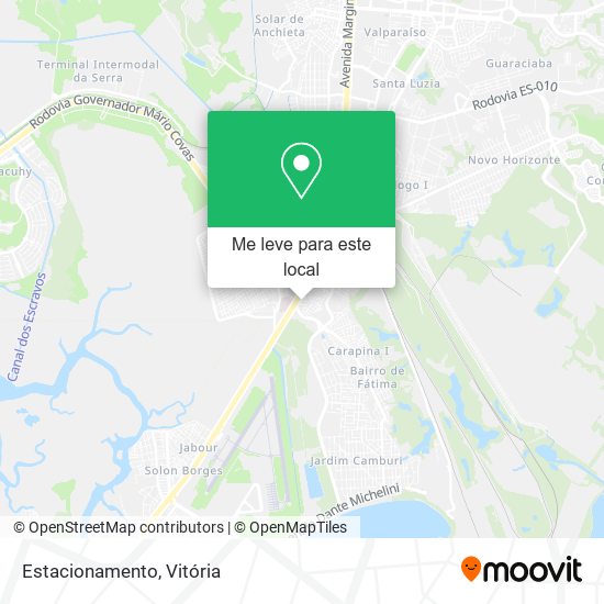 Estacionamento mapa