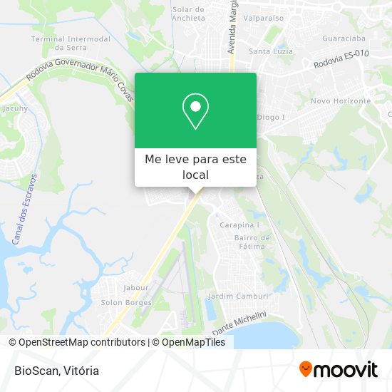 BioScan mapa
