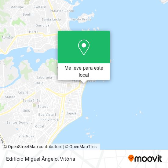 Edifício Miguel Ângelo mapa