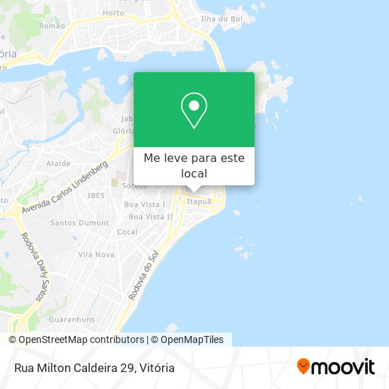 Rua Milton Caldeira 29 mapa