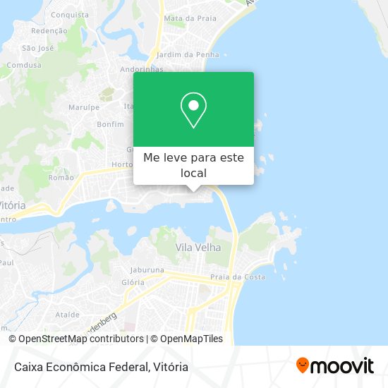 Caixa Econômica Federal mapa