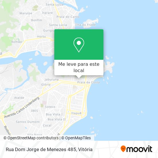 Rua Dom Jorge de Menezes 485 mapa