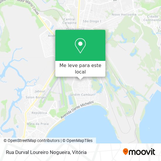 Rua Durval Loureiro Nogueira mapa