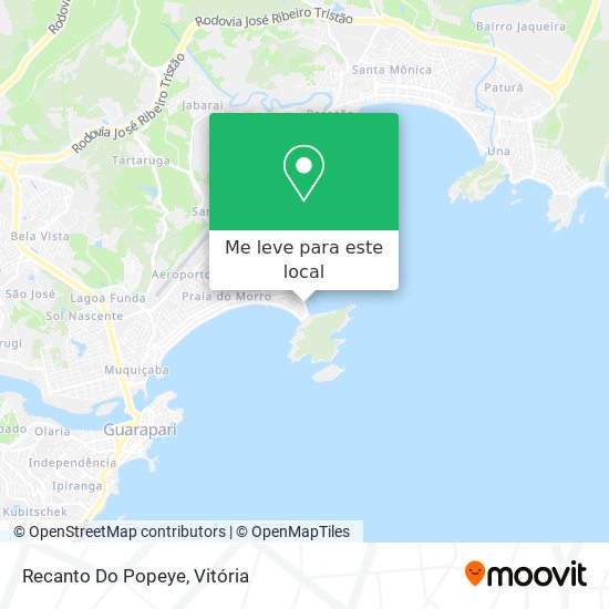Recanto Do Popeye mapa