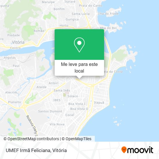 UMEF Irmã Feliciana mapa