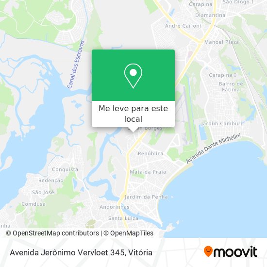 Avenida Jerônimo Vervloet 345 mapa