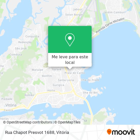 Rua Chapot Presvot 1688 mapa