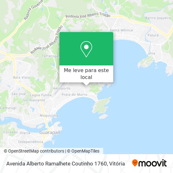 Avenida Alberto Ramalhete Coutinho 1760 mapa