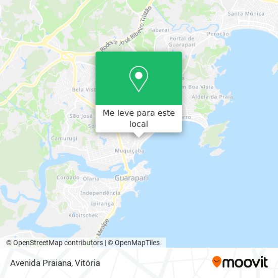 Avenida Praiana mapa