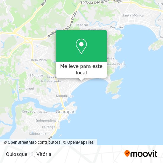 Quiosque 11 mapa