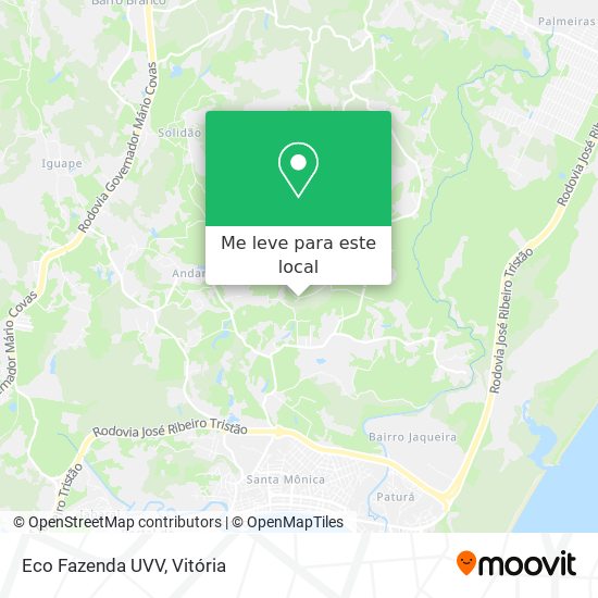 Eco Fazenda UVV mapa