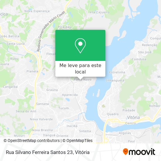 Rua Silvano Ferreira Santos 23 mapa