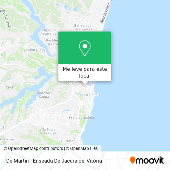 De Martin - Enseada De Jacaraípe mapa