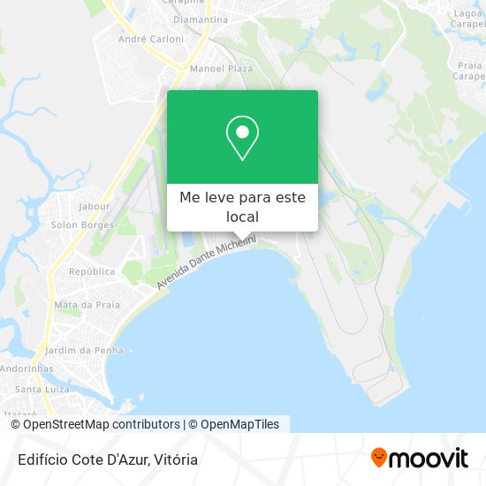 Edifício Cote D'Azur mapa