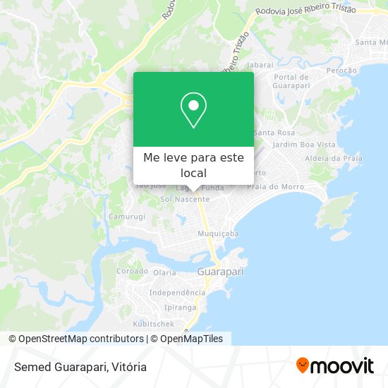 Semed Guarapari mapa