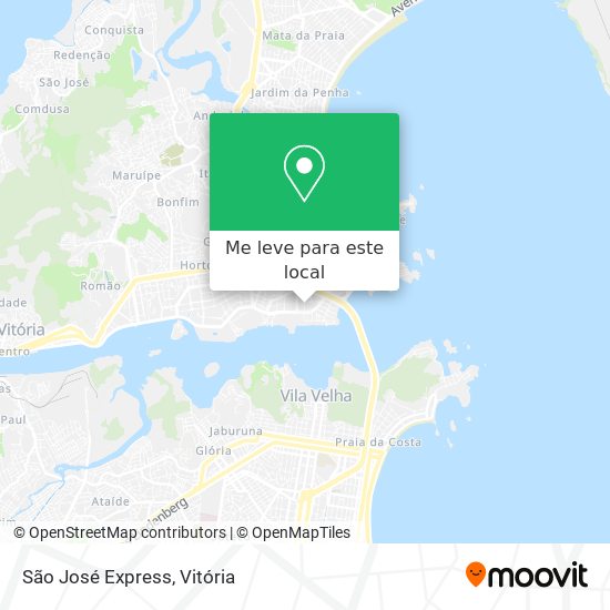 São José Express mapa