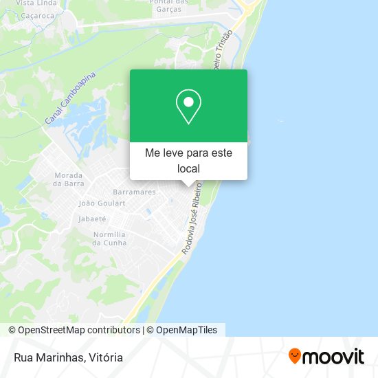 Rua Marinhas mapa