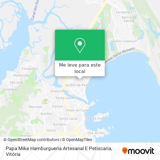 Papa Mike Hamburgueria Artesanal E Petiscaria mapa