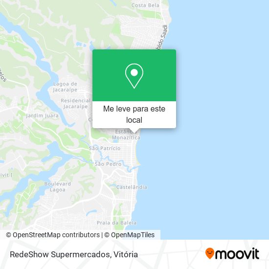 RedeShow Supermercados mapa