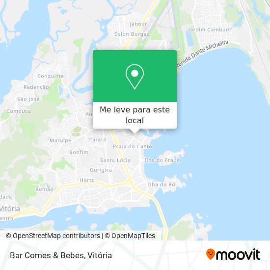 Bar Comes & Bebes mapa