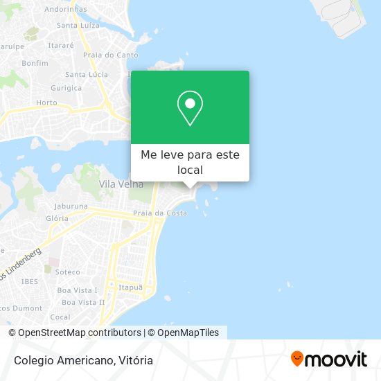 Colegio Americano mapa
