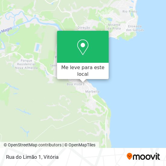 Rua do Limão 1 mapa