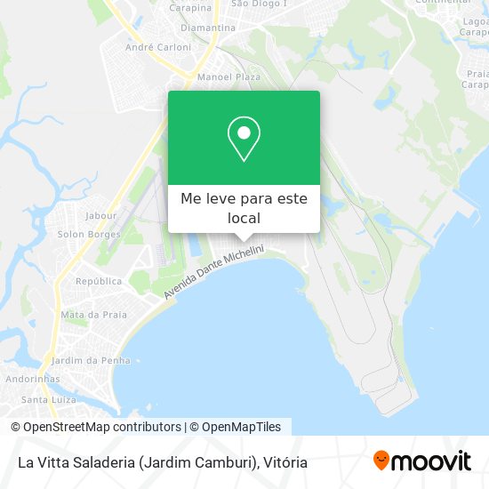 La Vitta Saladeria (Jardim Camburi) mapa