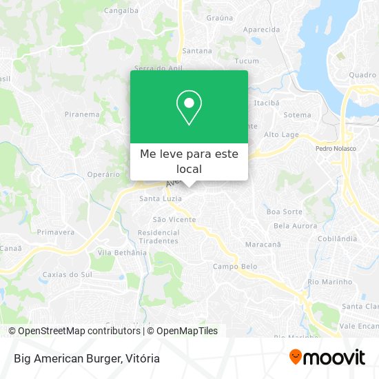 Big American Burger mapa