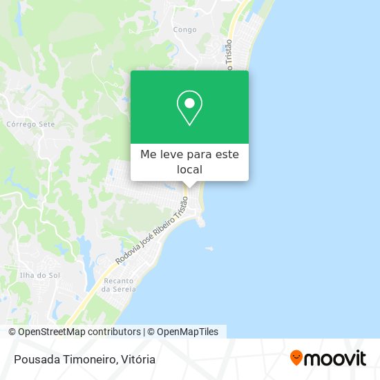 Pousada Timoneiro mapa