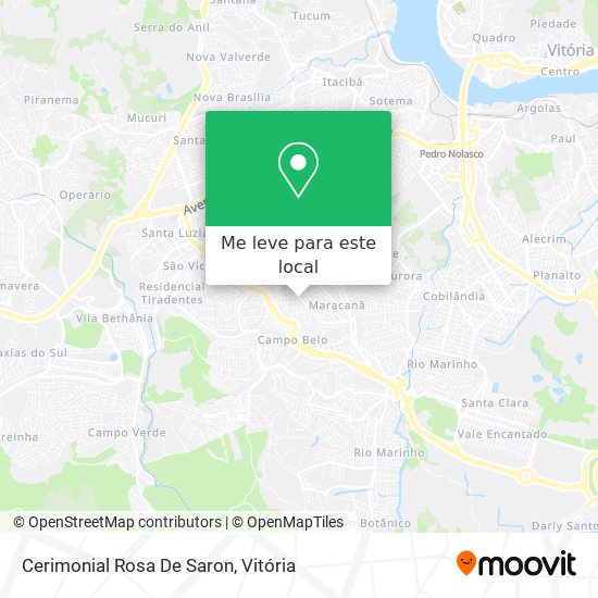 Cerimonial Rosa De Saron mapa