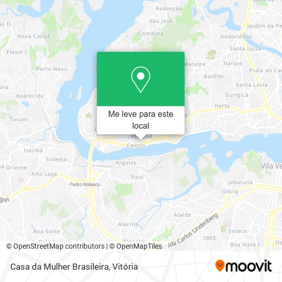 Casa da Mulher Brasileira mapa