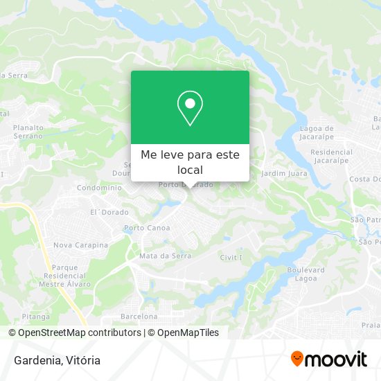 Gardenia mapa