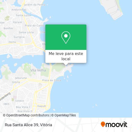 Rua Santa Alice 39 mapa