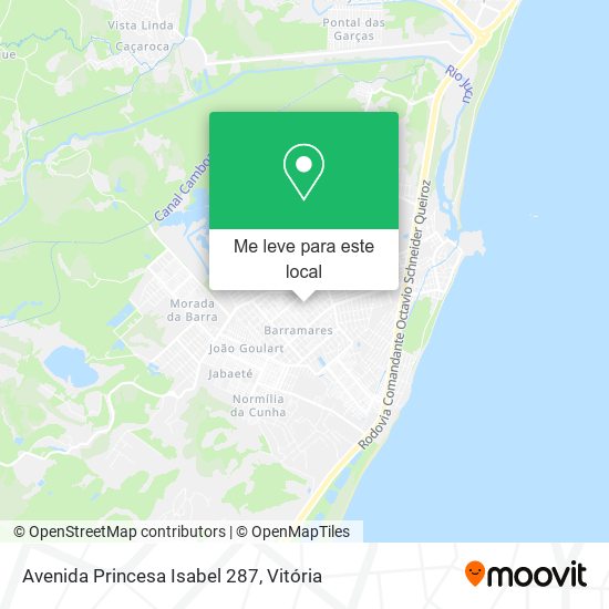Avenida Princesa Isabel 287 mapa