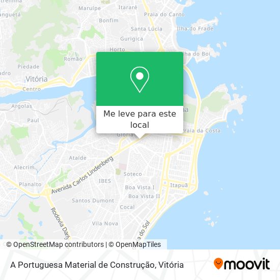 A Portuguesa Material de Construção mapa